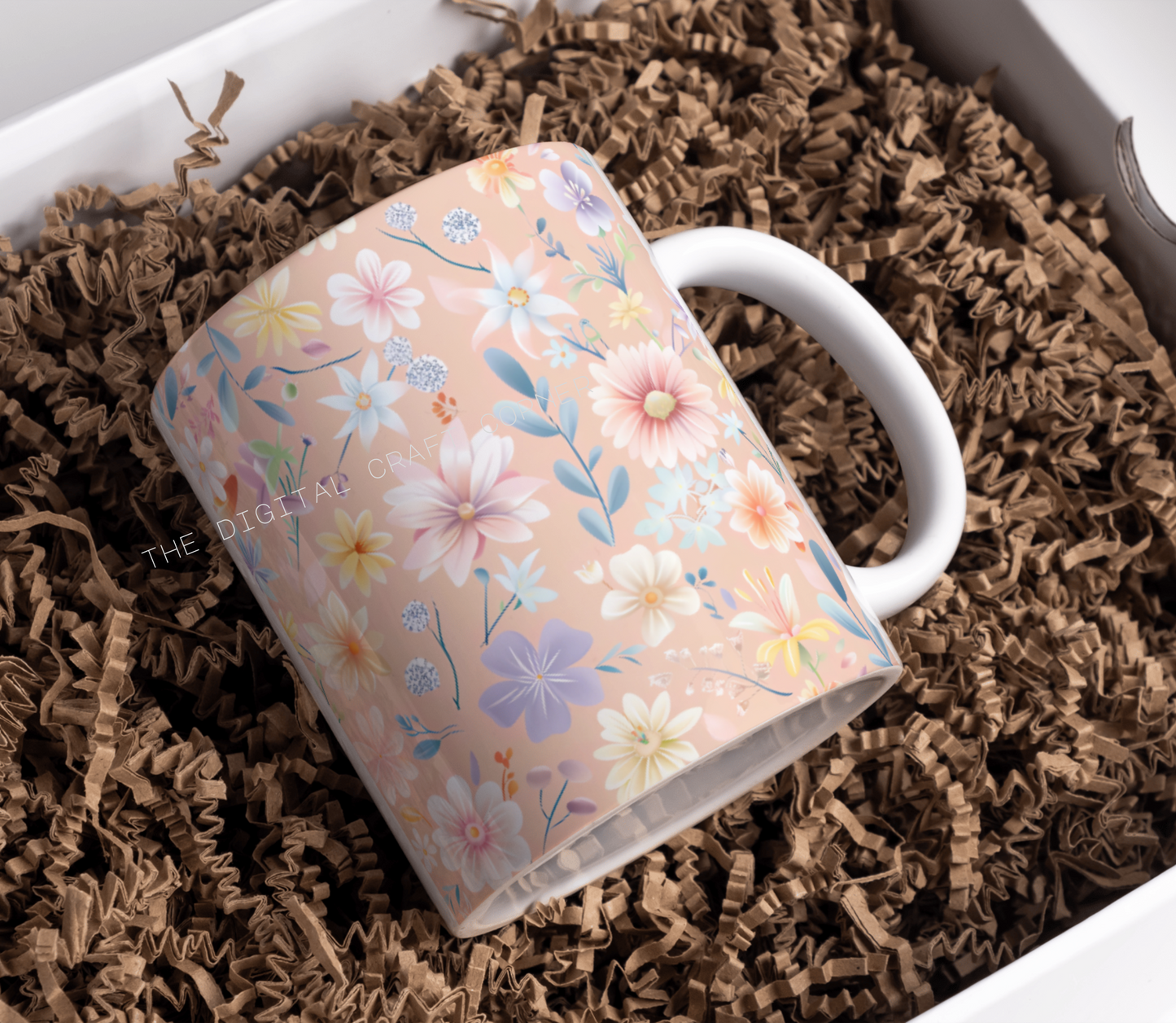 Cottagecore Autumn Floral Background