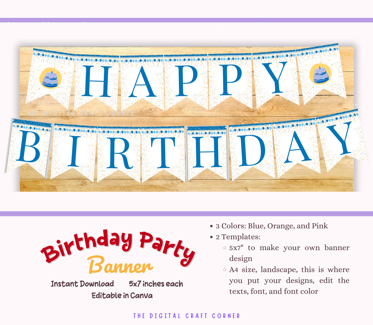 Printable Birthday Banner