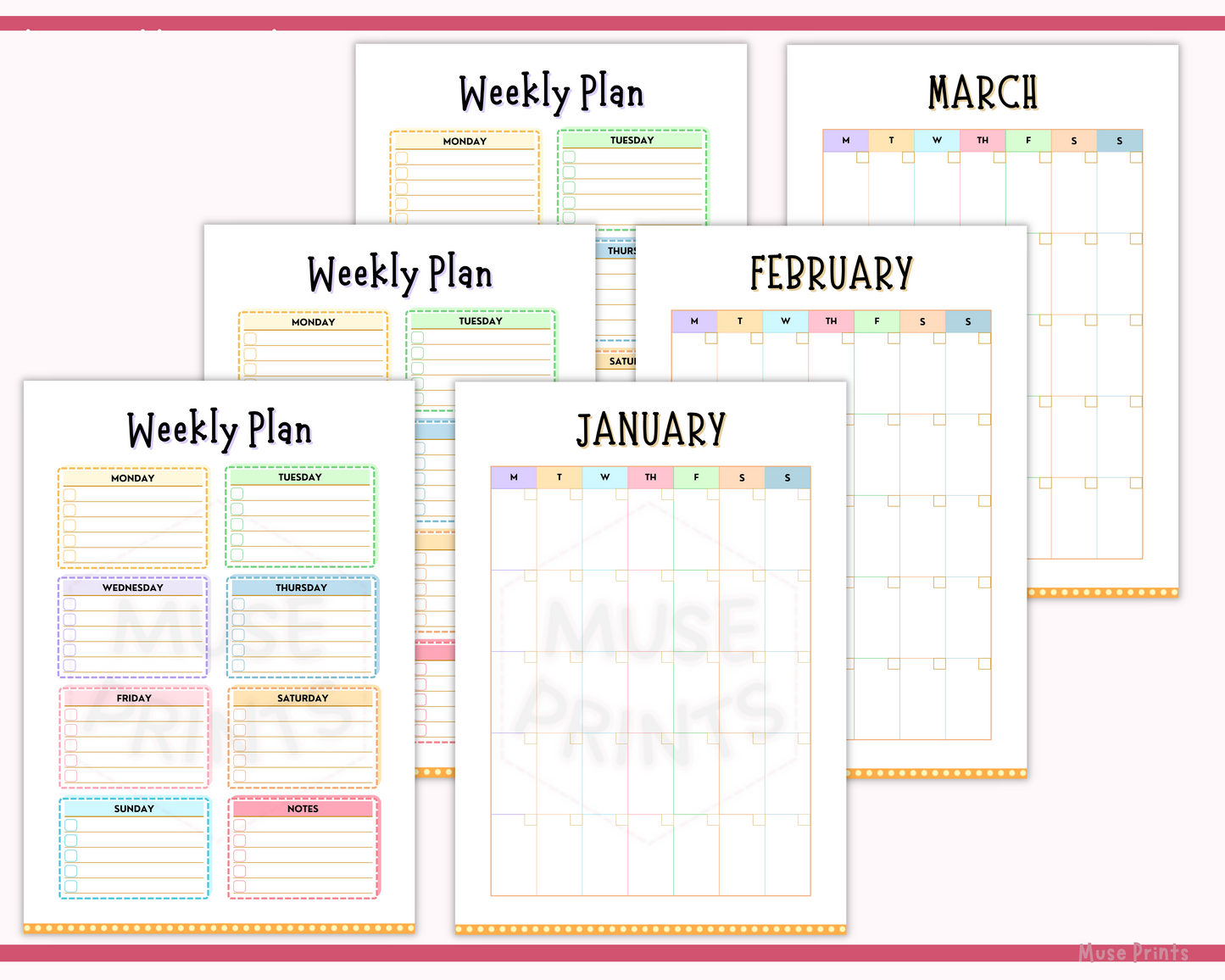 Kids Chore Charts Bundle