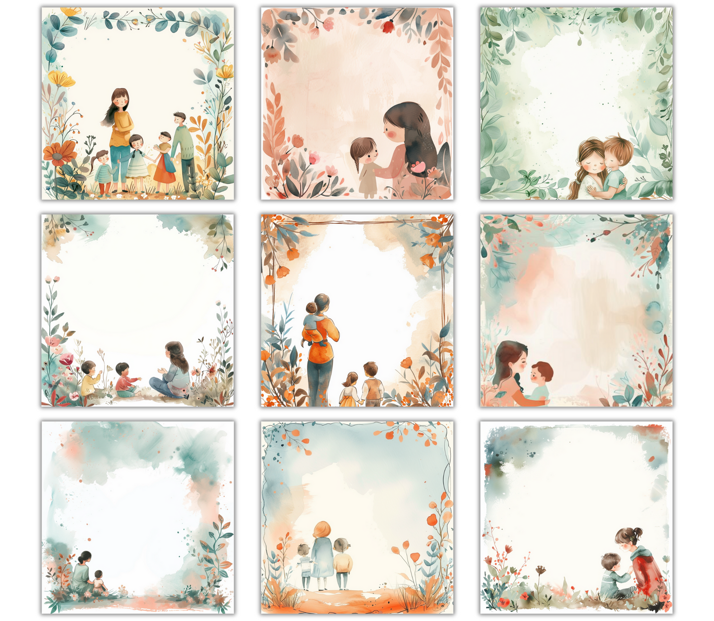 Mother's Day-Themed Square Notepads