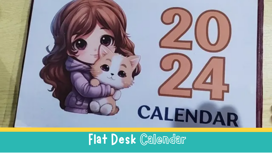 Flat Desk Calendar