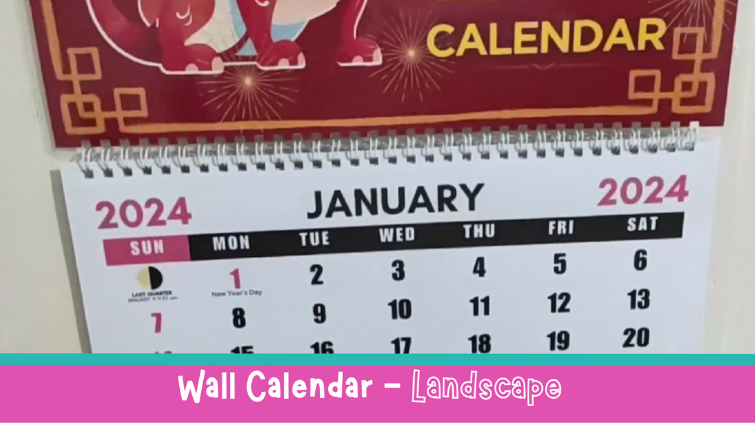 Wall Calendar - Landscape