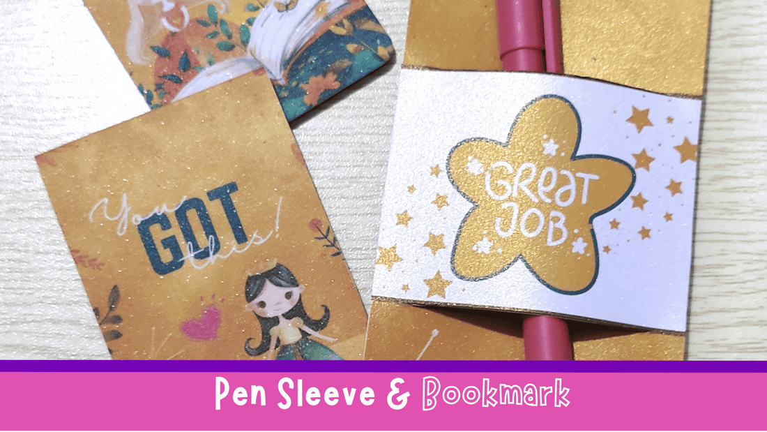 Pen Sleeve and Magnetic Bookmark