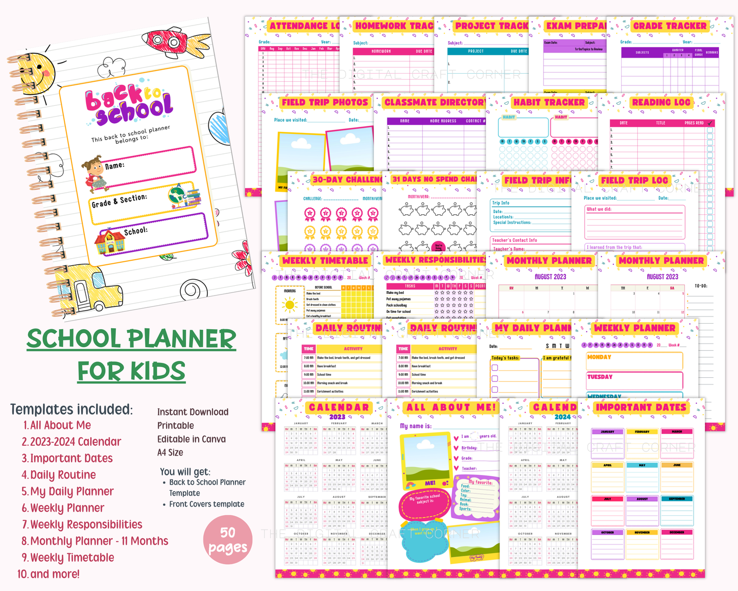 School Planner for Kids