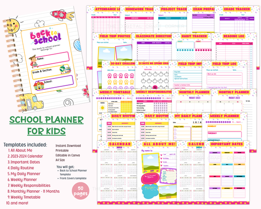 School Planner for Kids