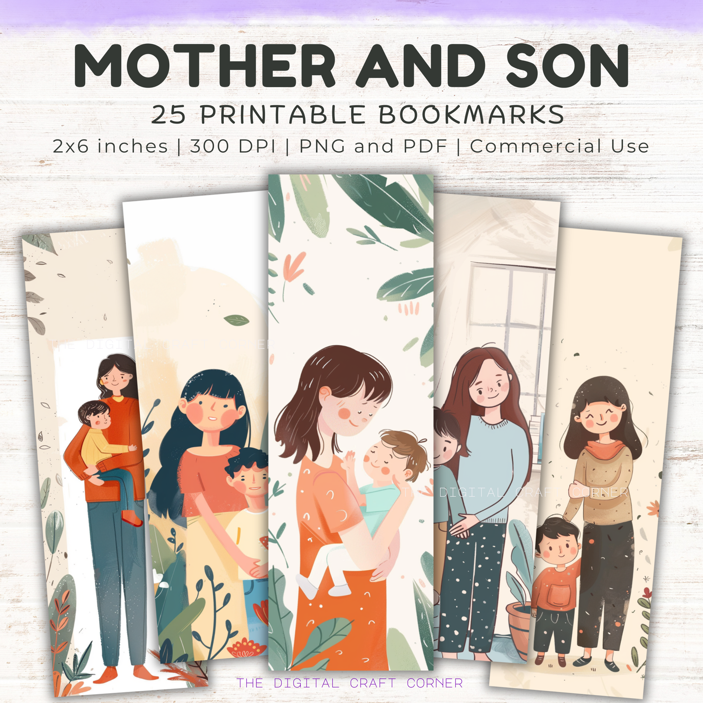 Bookmark - Mother and Son