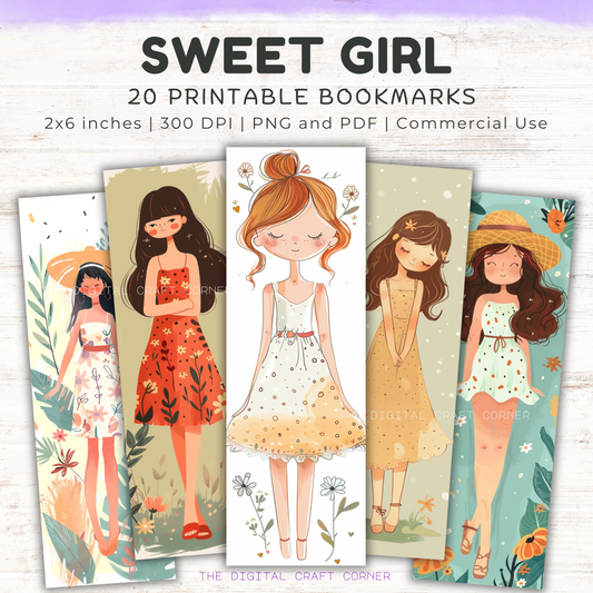 Bookmarks - Sweet Girl