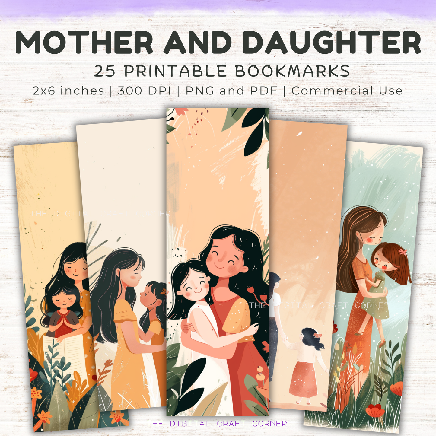 Bookmark - Mother and Daughter