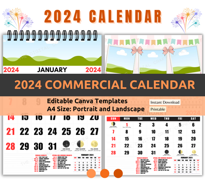 Commercial Calendar 2024