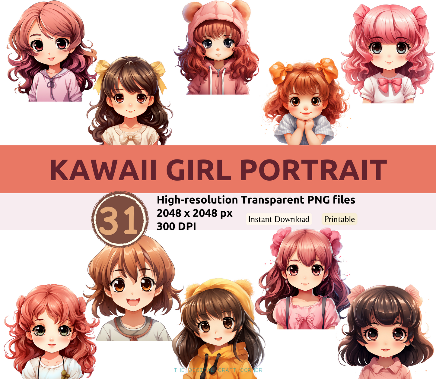 Kawaii Girls Portrait