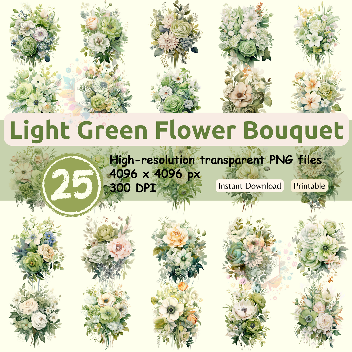 Light Green Flower Bouquet