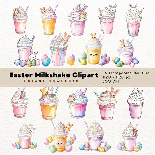 Easter Milkshake Clipart