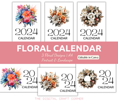 2024 Floral Calendars