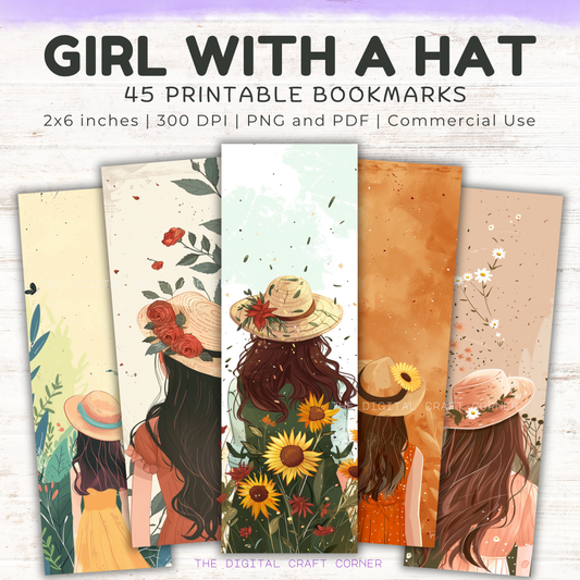 Girl with a Hat Bookmarks