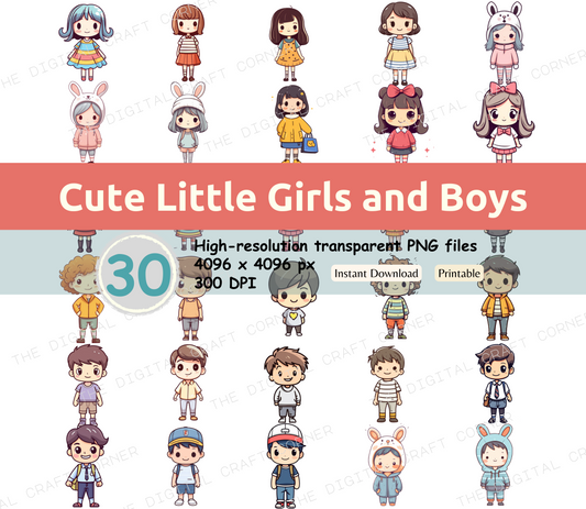 Cute Little Boys and Girls