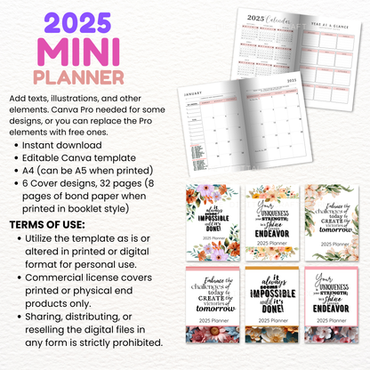 2025 Mini Planner