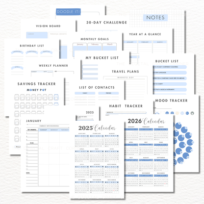 Undated Minimalist Planner