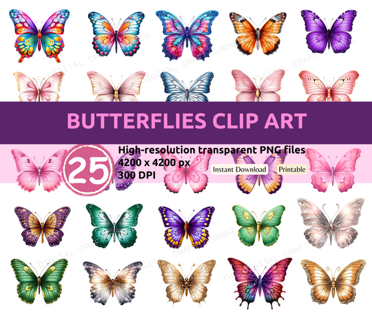 Butterflies Clip Art