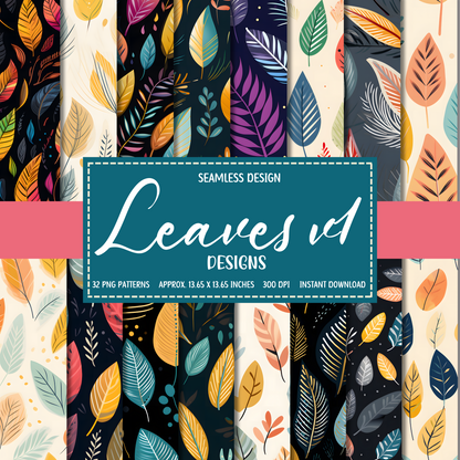 Leaves v1 - Seamless Patterns