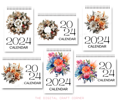 2024 Floral Calendars