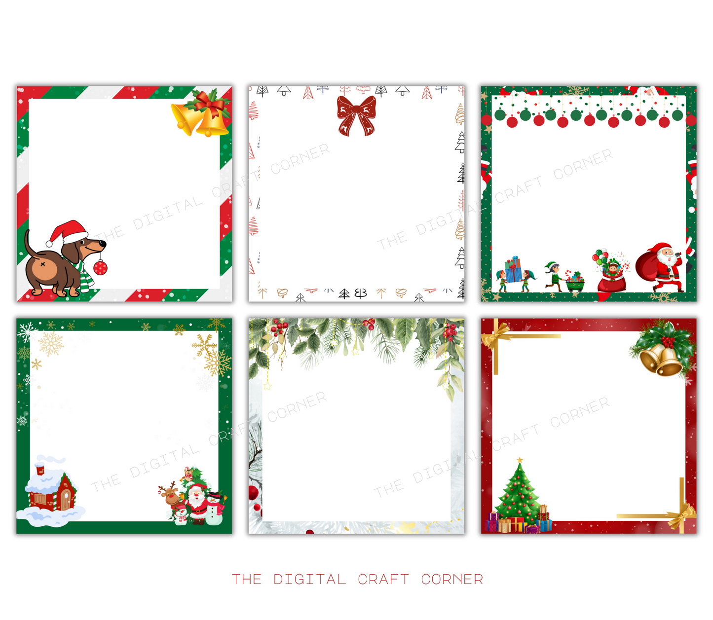 Christmas Notepads Template