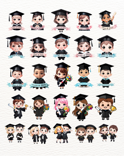 Graduation Clipart - Set