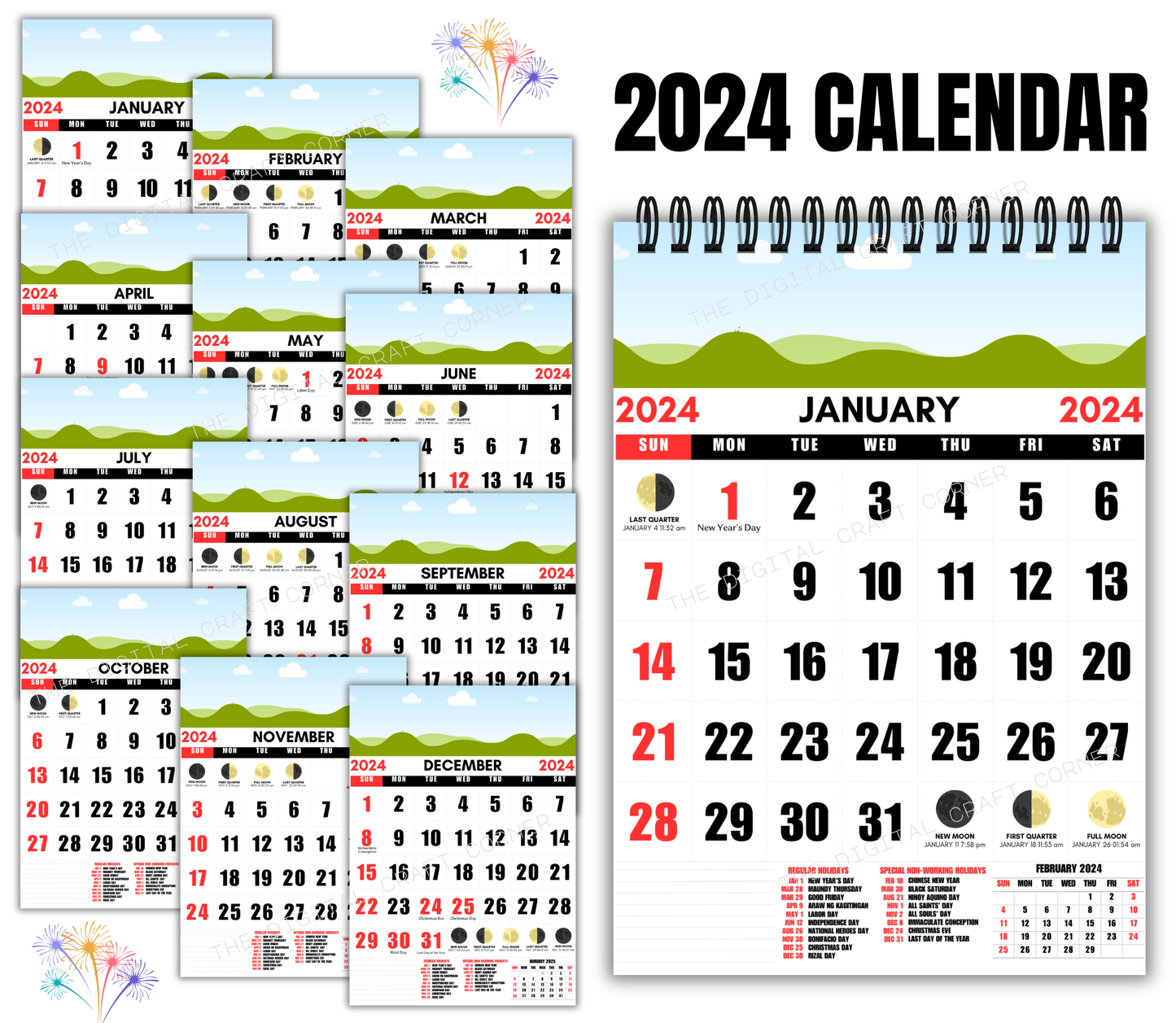 Commercial Calendar 2024