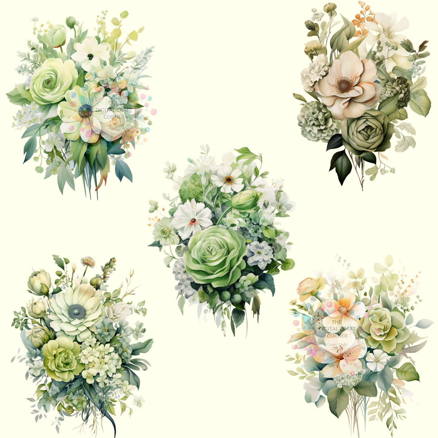 Light Green Flower Bouquet