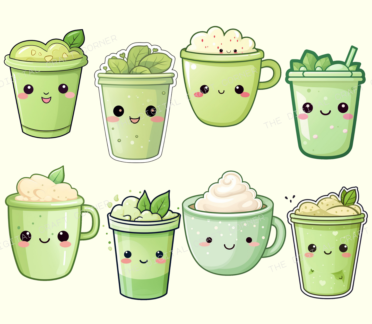 Hey, Matcha! Clip Art