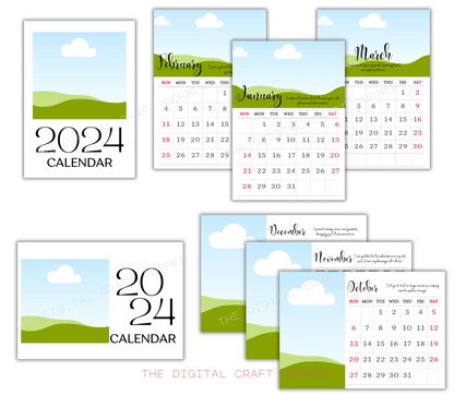 2024 Floral Calendars