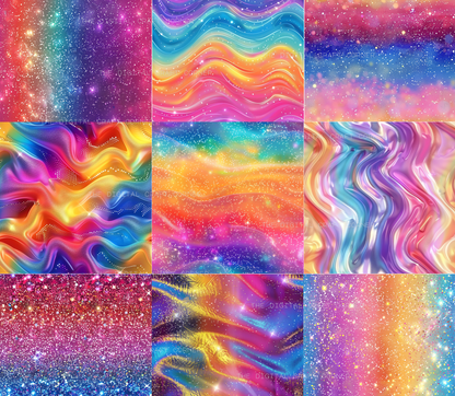 Holographic Rainbow Background