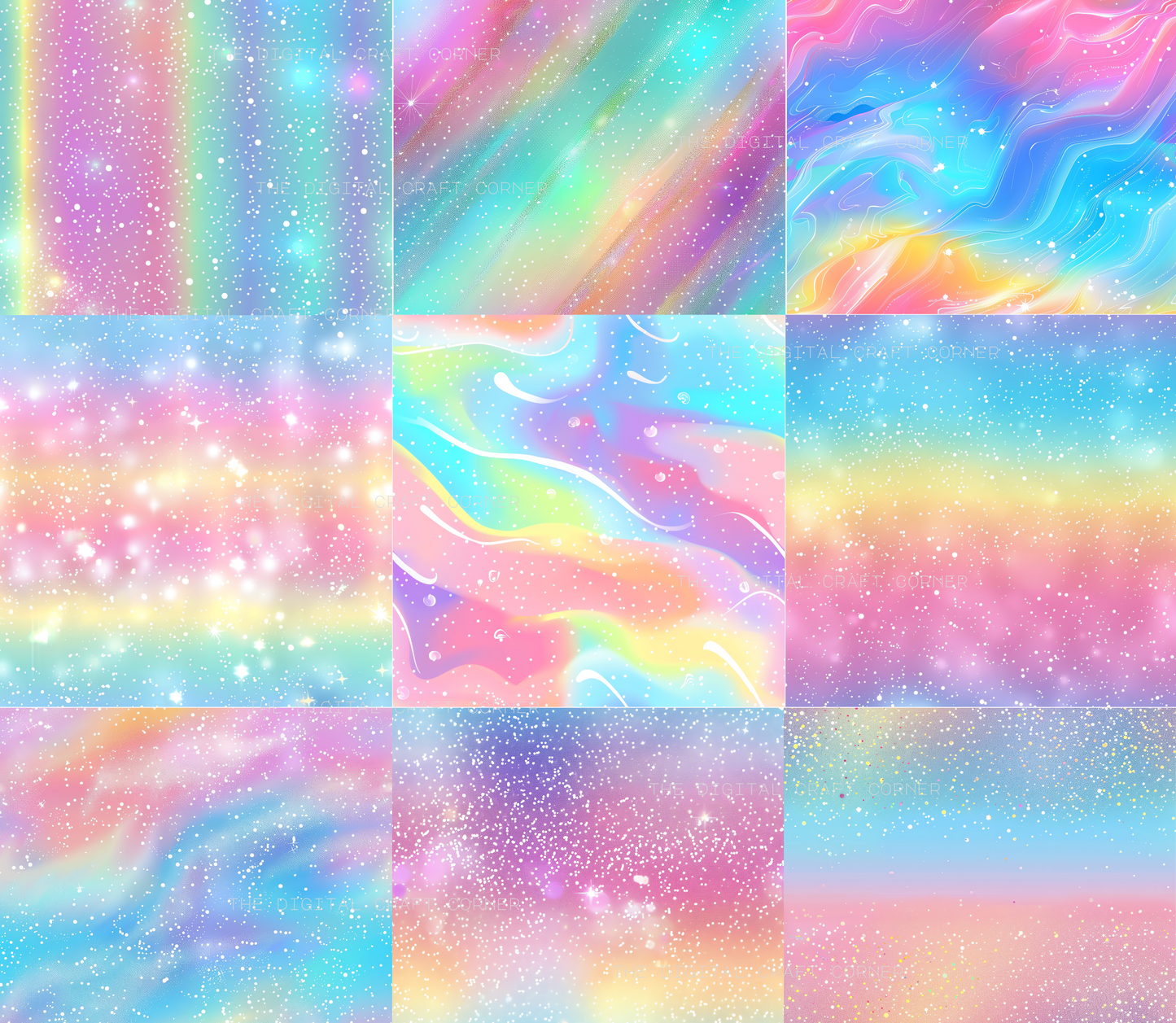 Holographic Rainbow Background