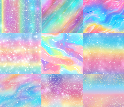 Holographic Rainbow Background