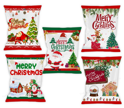 Christmas Chip Bags