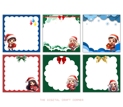 Christmas Notepads Template