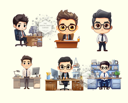 Chibi - Office Employees