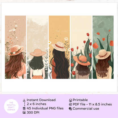 Girl with a Hat Bookmarks