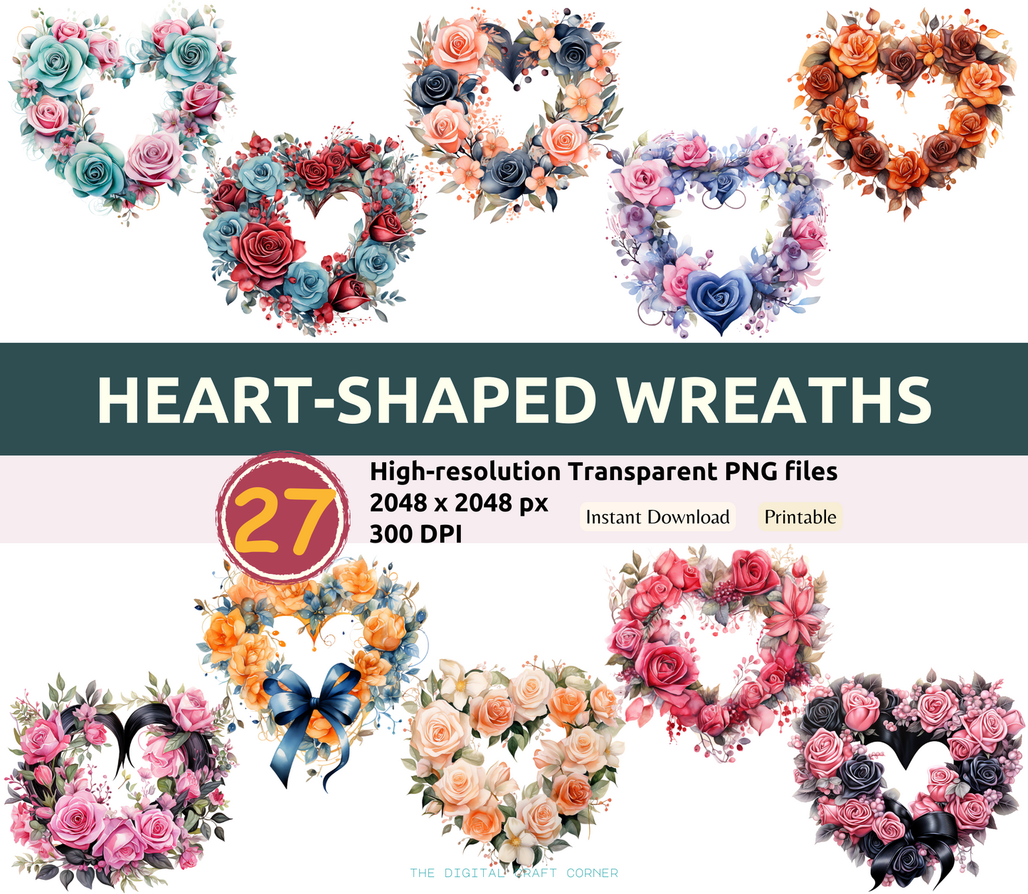 Heart-Shaped Wreaths