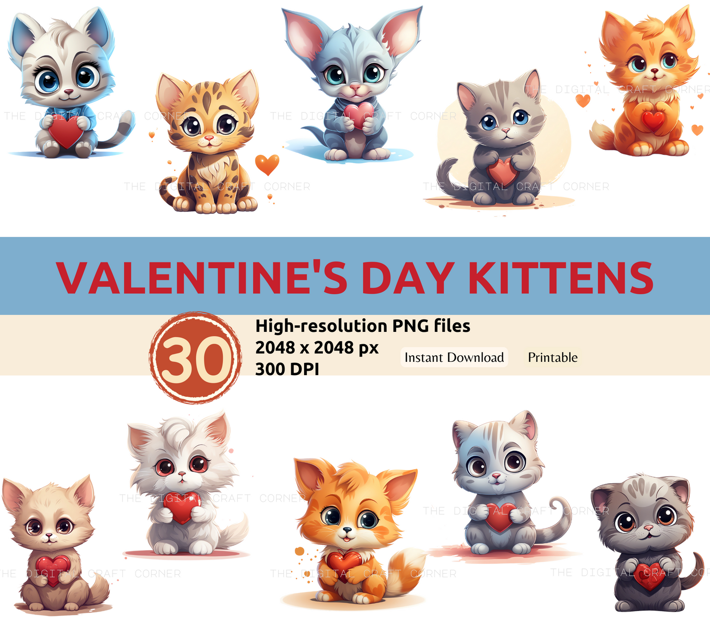 Valentine's Day Kittens