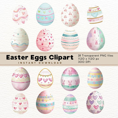 Easter Eggs Clipart