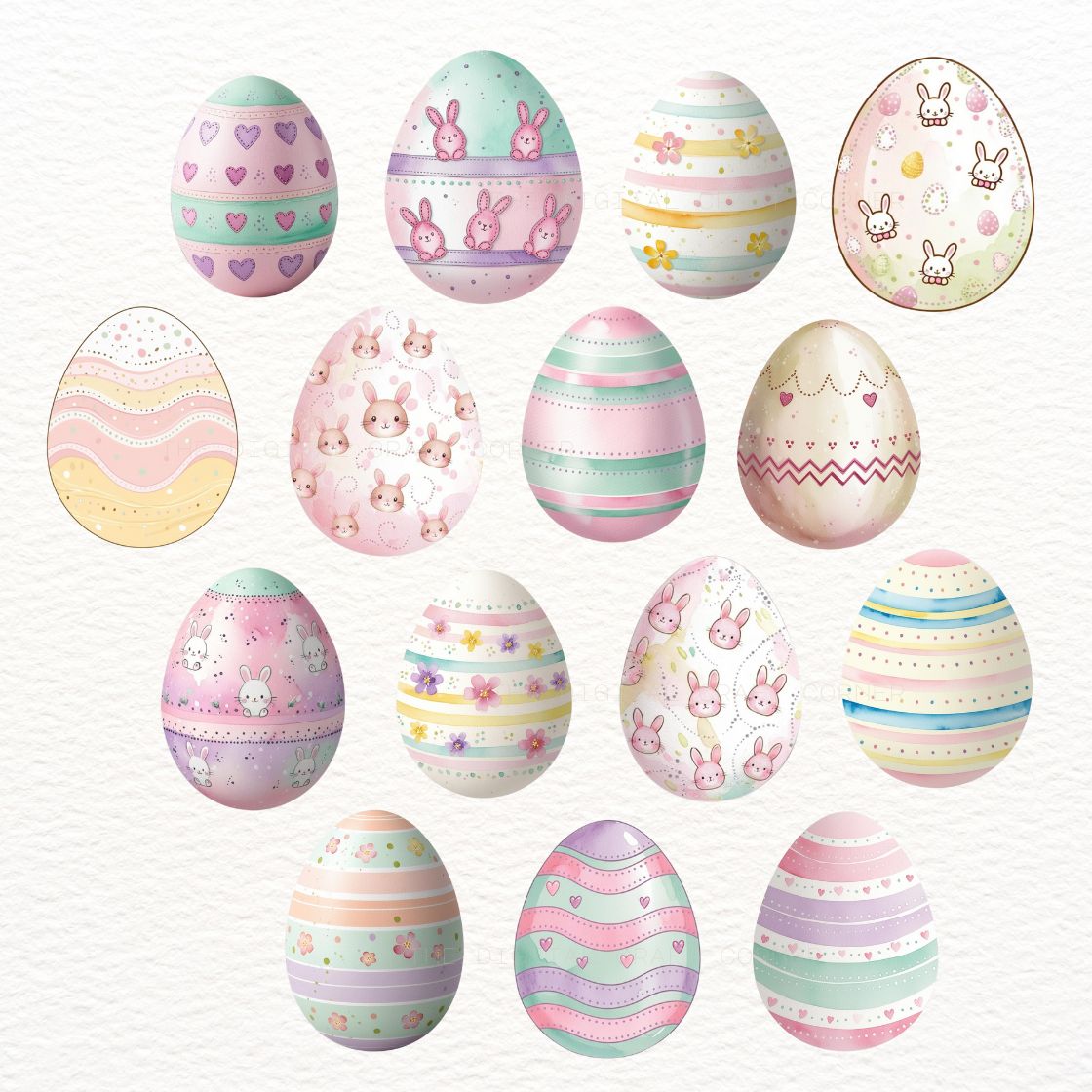 Easter Eggs Clipart