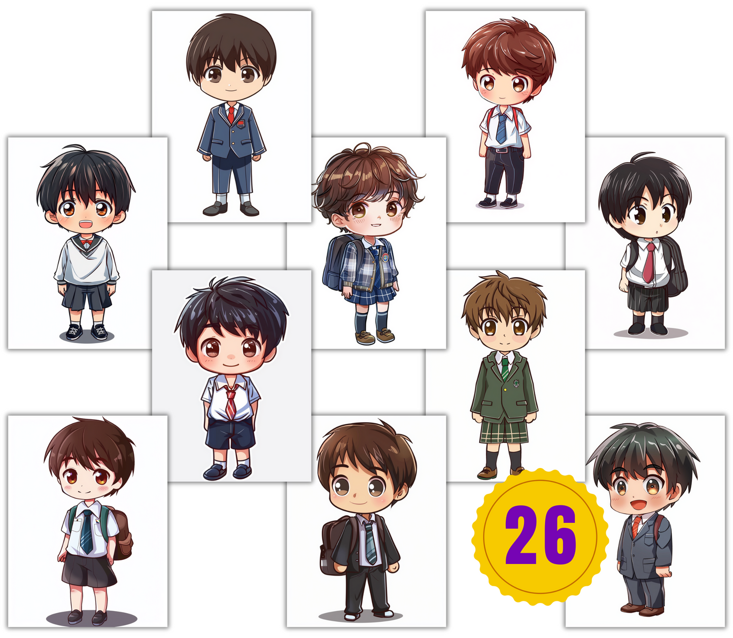 Chibi Boy - Student