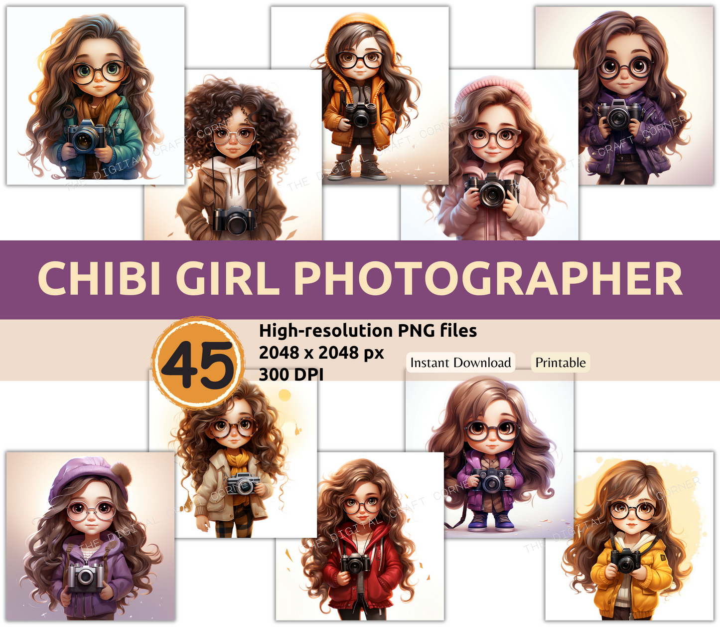 Chibi Girl Photographer