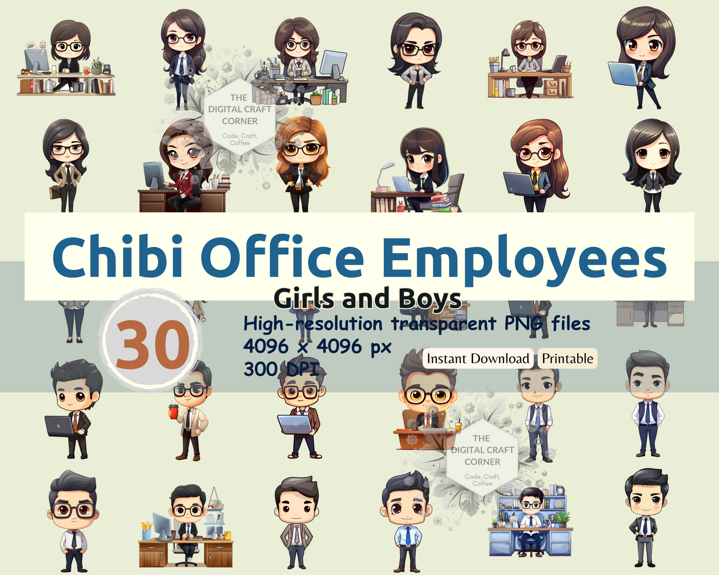 Chibi - Office Employees