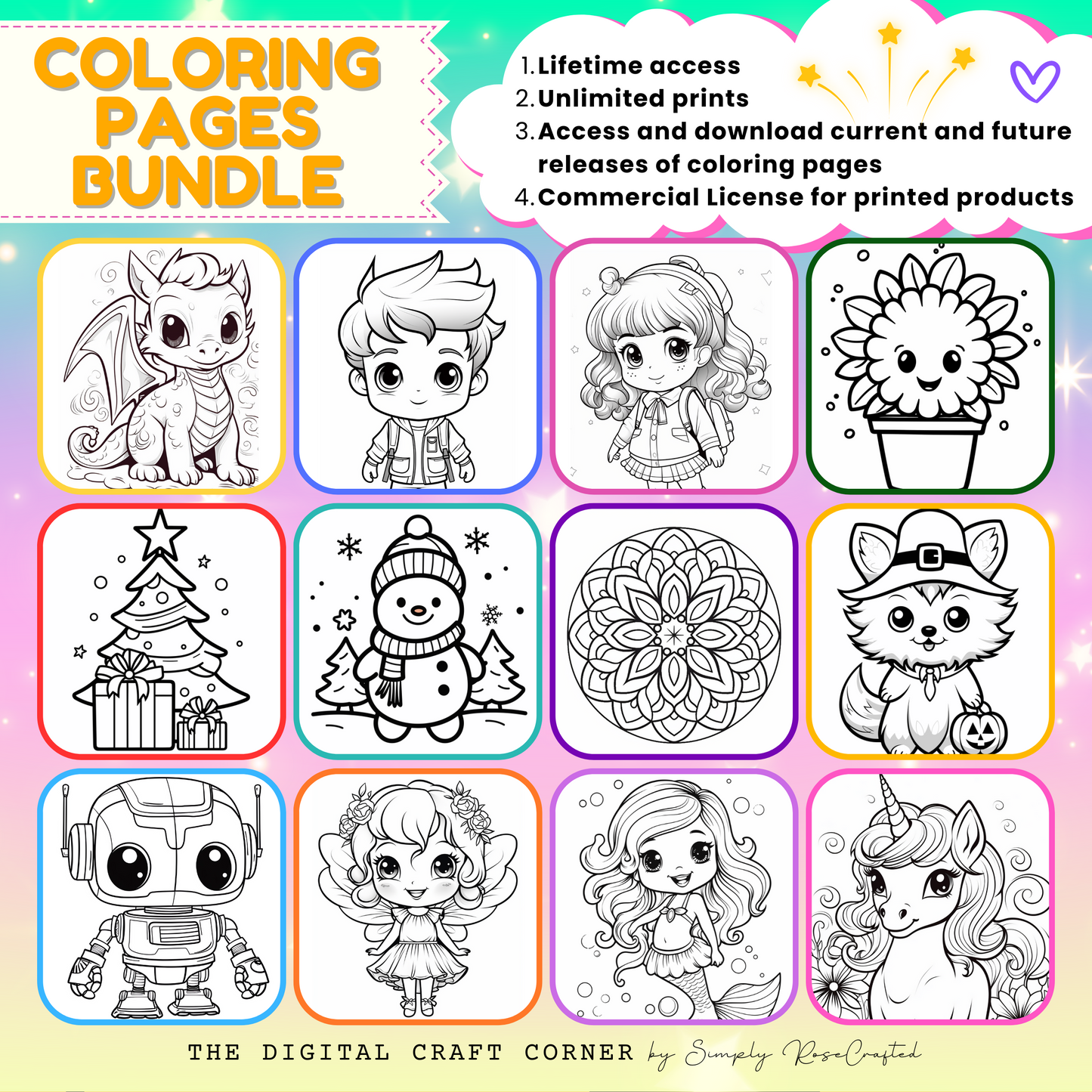 Coloring Pages Bundle