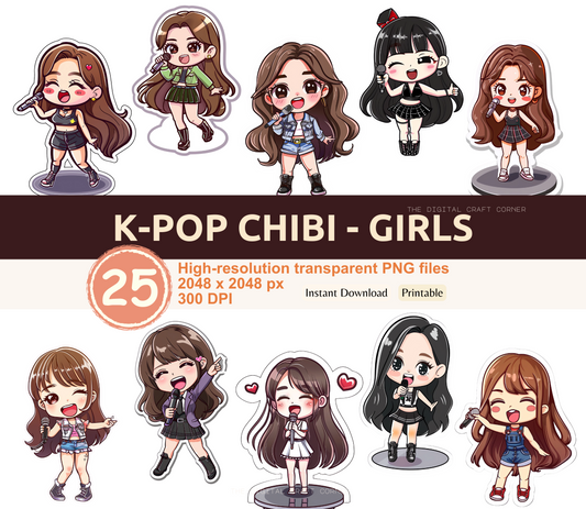K-Pop Chibi - Girls