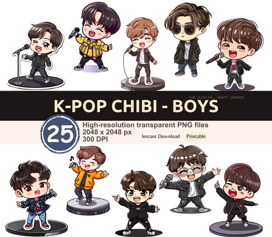 K-Pop Chibi - Boys