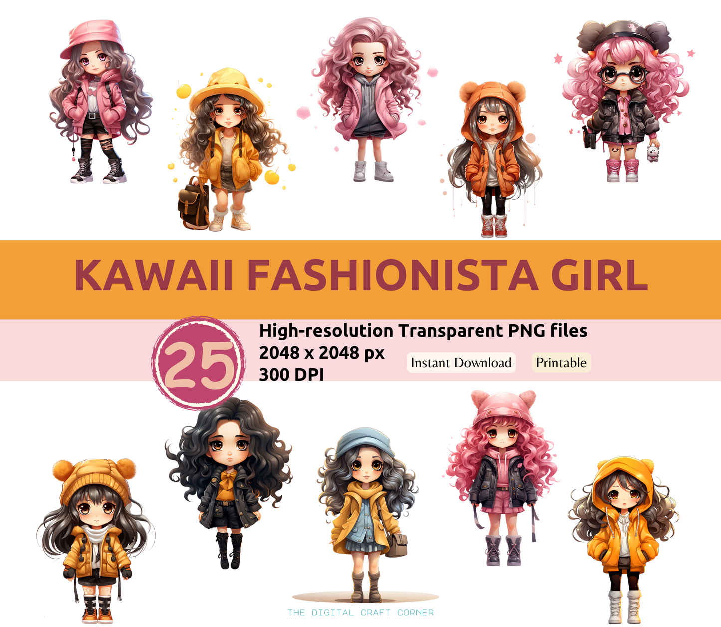 Kawaii Fashionista Girl