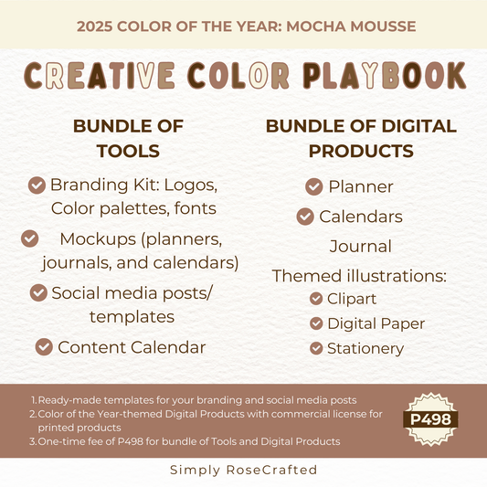 Creative Color Playbook Bundle of Tools and Digital Products