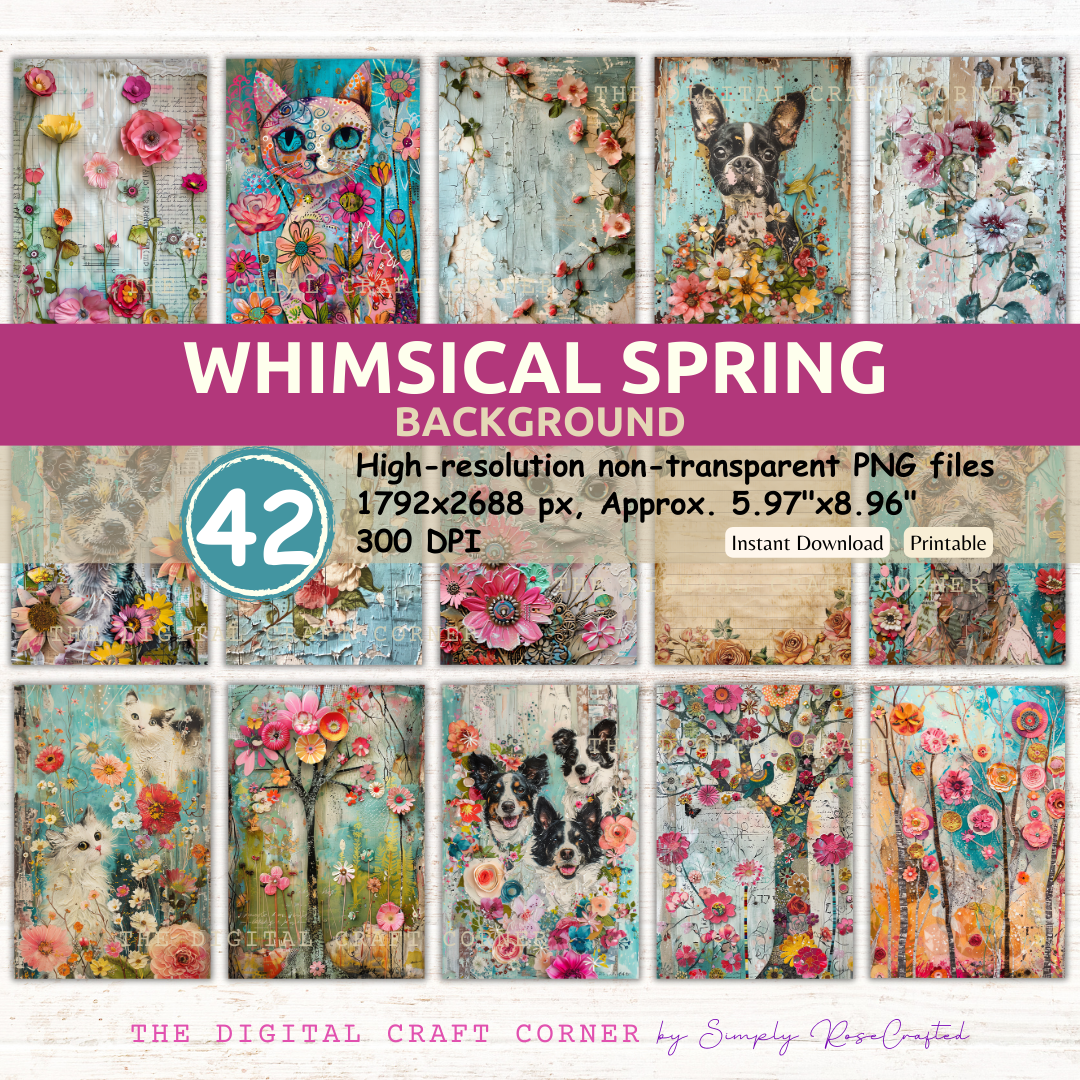 Whimsical Spring Background